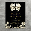 Search for halloween wedding decor Black and gold