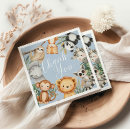 Search for lion napkins Wild one birthday