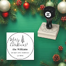 Search for christmas rubber stamps Round