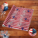 Search for independence day wrapping paper Red white and blue