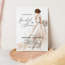 Search for brunette bridal shower invitations For her