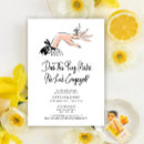 Search for retro engagement party invitations Calligraphy script
