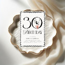 Search for classy birthday invitations Black and white