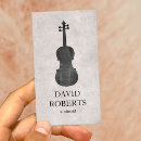Search for violin teacher business cards Violinist