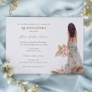 Search for elegant quinceanera invitations Mexican spanish latina