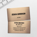 Search for brushed bronze business cards Elegant