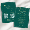 Search for teal green wedding invitations Qr code