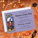 Search for whimsical halloween invitations Purple