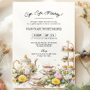 Search for antique bridal shower invitations High tea