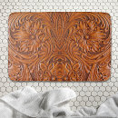 Search for southwestern bath mats Tooled leather