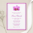 Search for orchid bridal shower invitations White