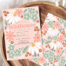 Search for wildflowers birthday invitations For kids