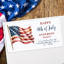 Search for for veteran return address labels 4th of july