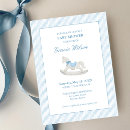 Search for classic baby boy shower invitations Minimal