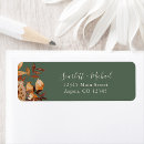 Search for fall return address labels weddings Watercolor floral
