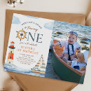 Search for nautical 1st birthday invitations Waves