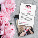 Search for pink bow thank you cards Girly