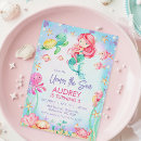 Search for red haired invitations Mermaid