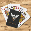 Search for bird playing cards Black