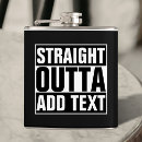 Search for funny quotes flasks Black and white