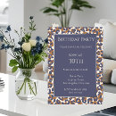 Search for brown birthday invitations Animal