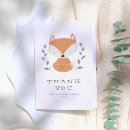 Search for woodland fox baby shower cards Rustic