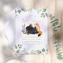 Search for woodland animals invitations Gender neutral