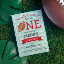 Search for football field birthday invitations Touchdown