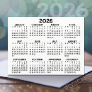 Search for mini postcards 2026 calendar