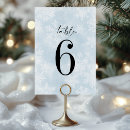 Search for snowflake table cards Baby it's cold outside
