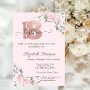 Search for pink flowers 18th birthday invitations Roses