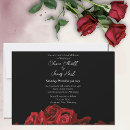 Search for red rose black and white invitations Roses