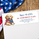 Search for 4th of july return address labels Patriotic