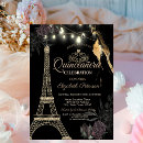 Search for black gold eiffel tower invitations For her