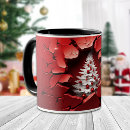Search for three dimensional mugs Christmas holiday