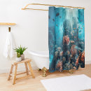 Search for coral shower curtains Coastal
