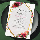 Search for red and gold wedding programs Modern