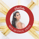 Search for 15 stickers Quinceanera quince xv