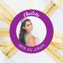 Search for 15 stickers Quinceanera quince xv