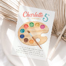 Search for arts and crafts invitations Watercolor