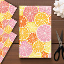 Search for orange slice wrapping paper Trendy