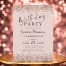Search for rose gold 70th birthday invitations Milestone