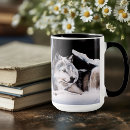 Search for winter wolf mugs Snow