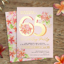 Search for frangipani flower birthday invitations Pink