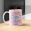 Search for mom life coffee mugs Chaos coordinator