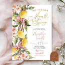 Search for pink lemonade bridal shower invitations For her