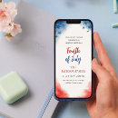 Search for digital 4th of july invitations Watercolor