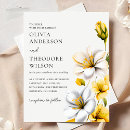 Search for white yellow wedding invitations Summer