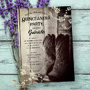 Search for country quinceanera invitations Cowboy boots