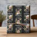 Search for black happy birthday wrapping paper Whimsical